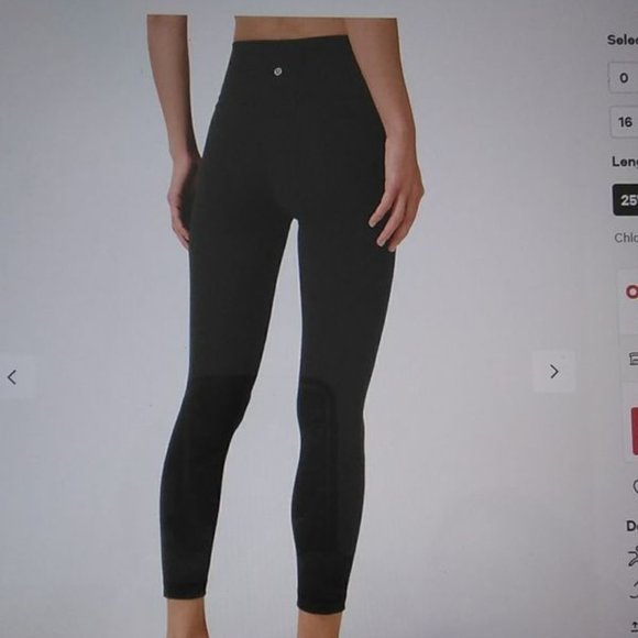 lululemon athletica Pants - 🍋  NWT Lululemon Leggings Wunder Under size 6 25"